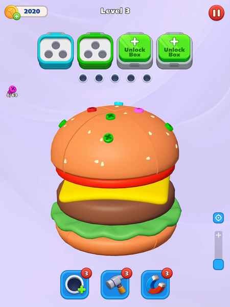 Bolts Off: Screw ۳D Master - عکس بازی موبایلی اندروید