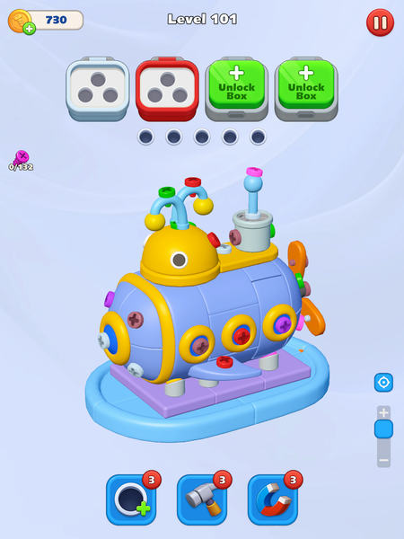 Bolts Off: Screw ۳D Master - عکس بازی موبایلی اندروید