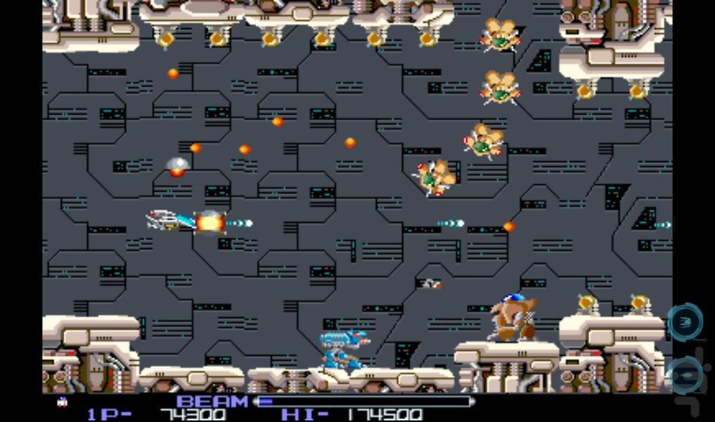 R-Type - Gameplay image of android game