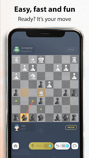 Chess: Classic Board Game - Gameplay image of android game
