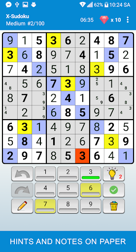 Sudoku - Classic Puzzle Game - Gameplay image of android game