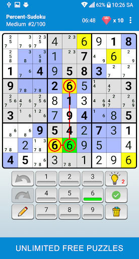 Sudoku - Classic Puzzle Game - Gameplay image of android game