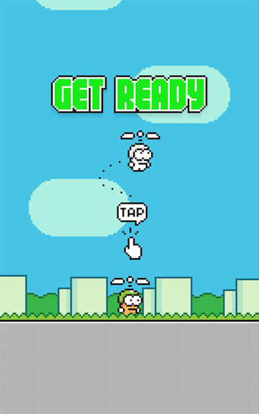 Swing Copters - Gameplay image of android game