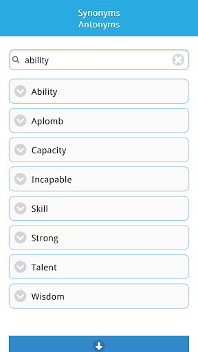 English Synonym Antonym - عکس برنامه موبایلی اندروید