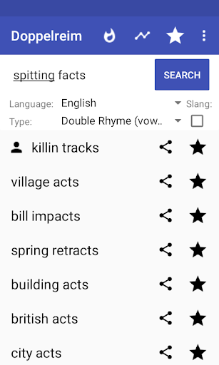 Rhymes for Rap (Multisyllabic) - عکس برنامه موبایلی اندروید