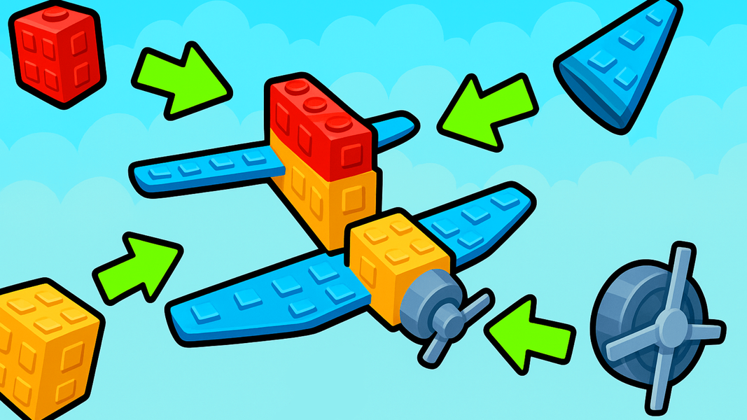 Build a Plane: Craft It All - عکس بازی موبایلی اندروید