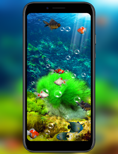 Aquarium ۳D Live Wallpaper - عکس برنامه موبایلی اندروید