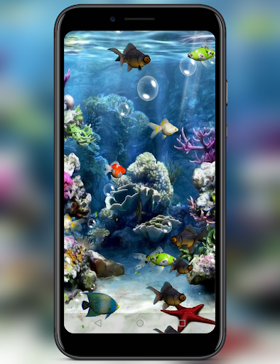Aquarium ۳D Live Wallpaper - عکس برنامه موبایلی اندروید