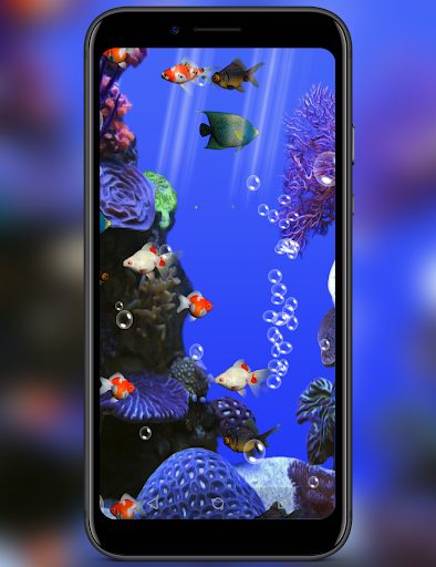 Aquarium ۳D Live Wallpaper - عکس برنامه موبایلی اندروید