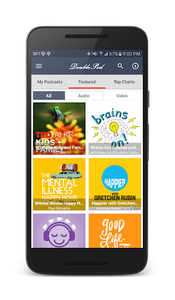 DoublePod Podcasts for android - عکس برنامه موبایلی اندروید