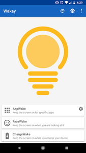 Wakey: Keep your screen on - عکس برنامه موبایلی اندروید