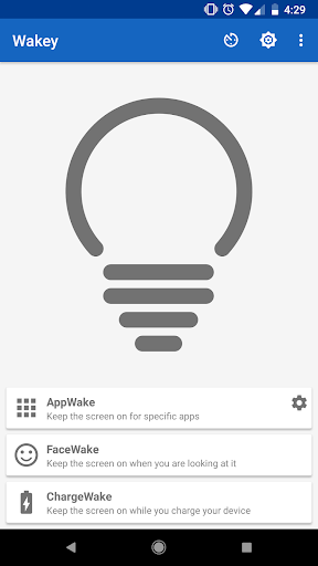 Wakey: Keep Screen On - عکس برنامه موبایلی اندروید