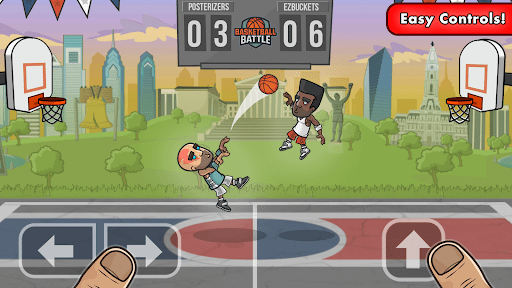 Basketball Battle - Gameplay image of android game