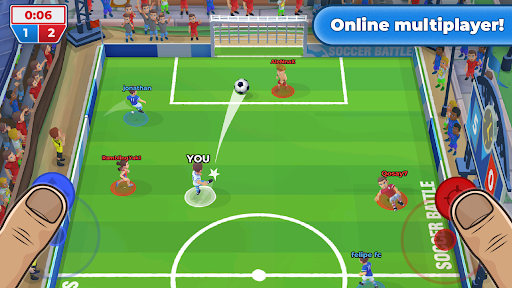 Soccer Battle -  PvP Football - Gameplay image of android game