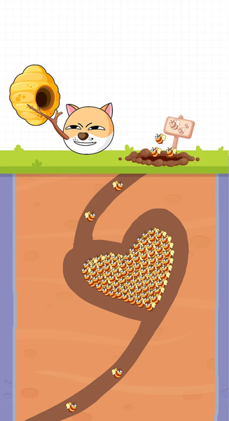 Sting The Doge - Gameplay image of android game