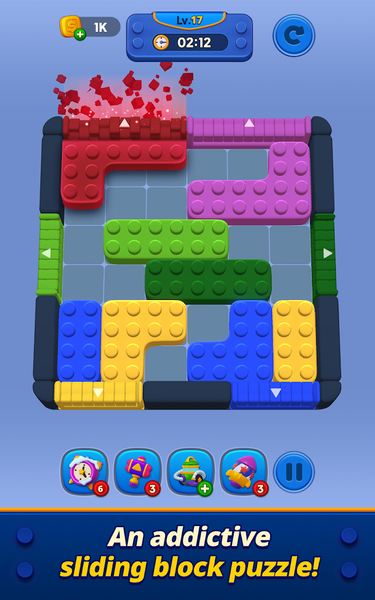 Color Slide Jam - Gameplay image of android game