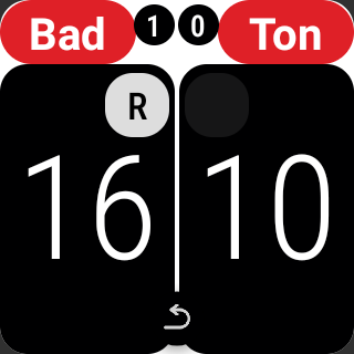 Score Badminton - Image screenshot of android app