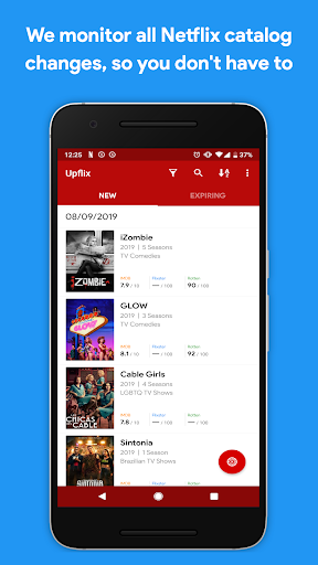 Upflix - Streaming Guide - Image screenshot of android app