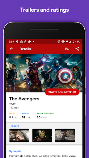 Upflix : Streaming Guide - عکس برنامه موبایلی اندروید