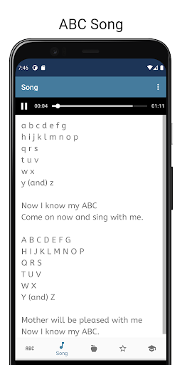 English Alphabet Game - Image screenshot of android app