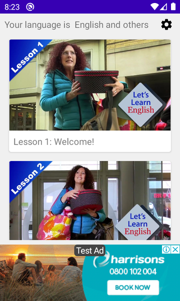 English Lessons for Beginners - Image screenshot of android app