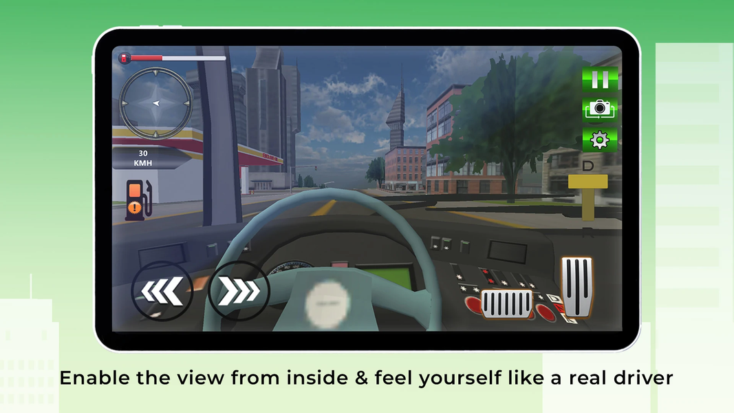 Downhill Bus Racing Stunts - Image screenshot of android app