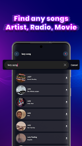 Music Downloader & MP۳ Player - عکس برنامه موبایلی اندروید