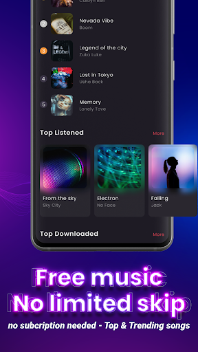 Music Downloader & MP۳ Player - عکس برنامه موبایلی اندروید