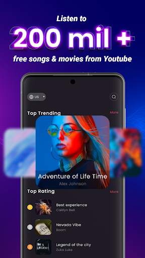 Music Downloader - MP3 Player - عکس برنامه موبایلی اندروید