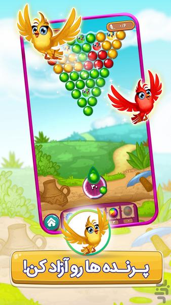 گلخان - شلیک به توپهای رنگی - عکس بازی موبایلی اندروید