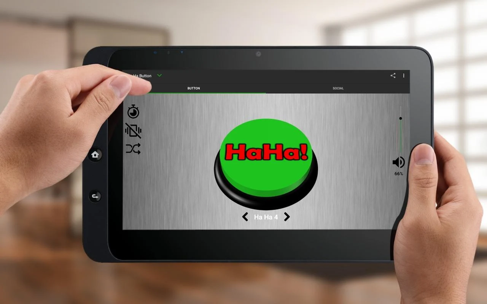 Ha Ha Sound Button - Image screenshot of android app