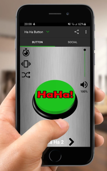 Ha Ha Sound Button - Image screenshot of android app