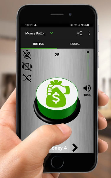 Money Sound Button - Image screenshot of android app