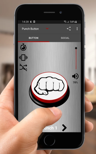 Punch Button - Image screenshot of android app