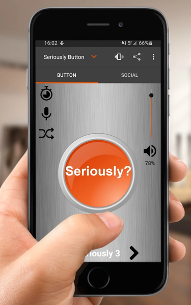 Seriously Sound Button - عکس برنامه موبایلی اندروید