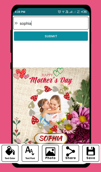 Mother's day Photo Frames 2024 - Image screenshot of android app