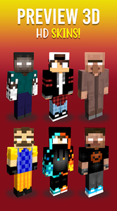 About: ﻿Herobrine Skins for Minecraft in 3D (Google Play version)