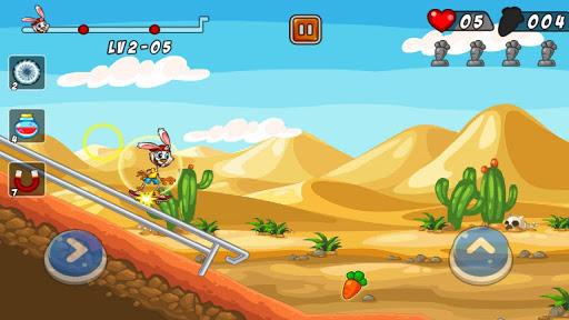 Bunny Skater - Gameplay image of android game