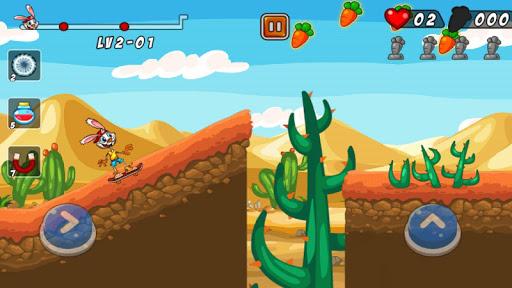 Bunny Skater - Gameplay image of android game