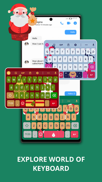 Keyboard Themes: Font & Emoji - Image screenshot of android app