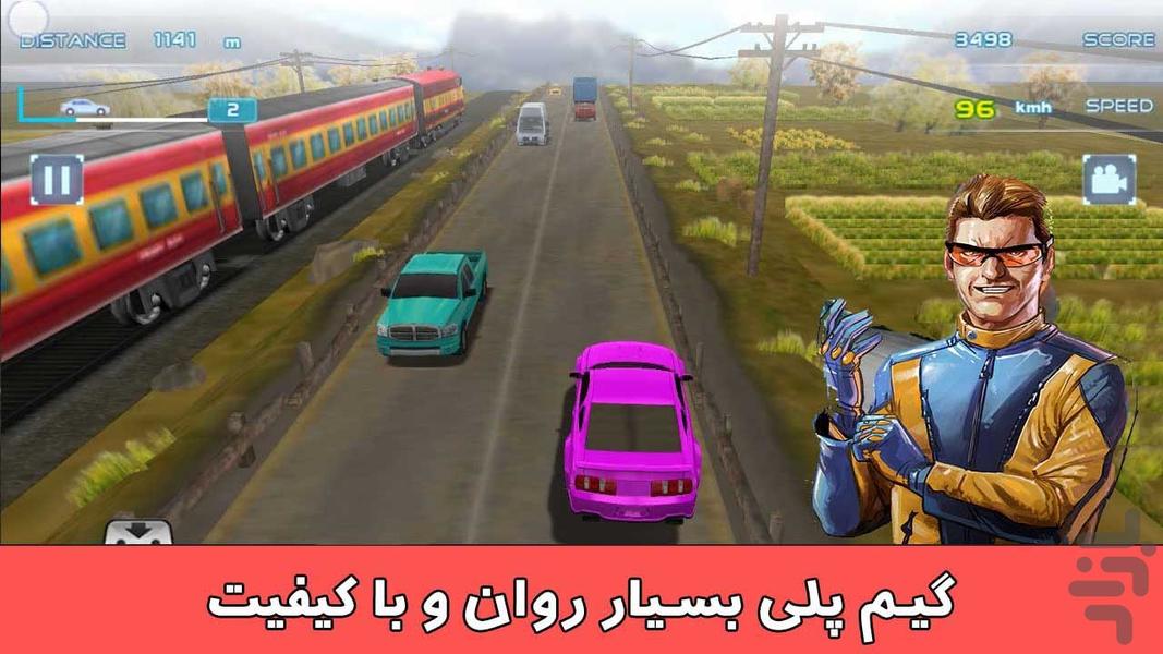 مسابقات اتومبیل رانی | تخته گاز - عکس بازی موبایلی اندروید