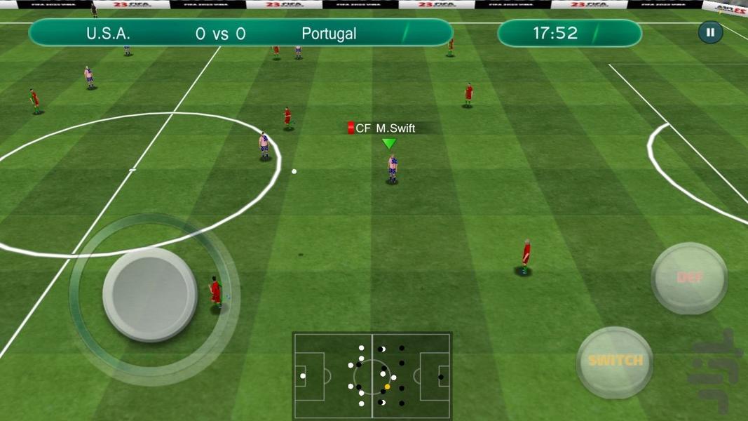 بازی فوتبال حرفه ای 2024 - عکس بازی موبایلی اندروید
