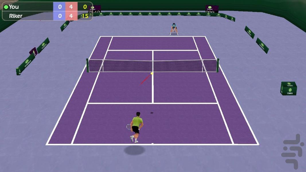 بازی تنیس 2024 - عکس بازی موبایلی اندروید