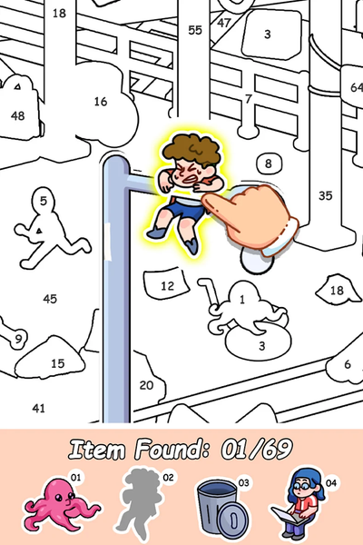 Sticker Notebook: ASMR Puzzle - Gameplay image of android game