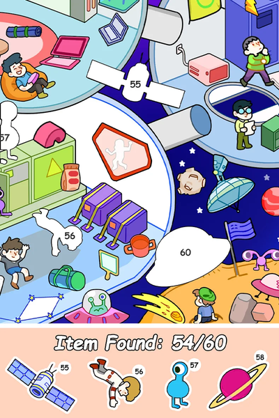 Sticker Notebook: ASMR Puzzle - Gameplay image of android game