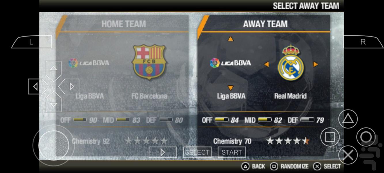 فوتبال فیفا 2014 - Gameplay image of android game