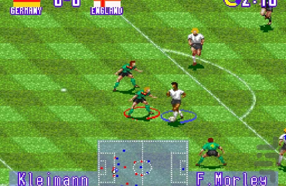 International Superstar Soccer Delux - Gameplay image of android game
