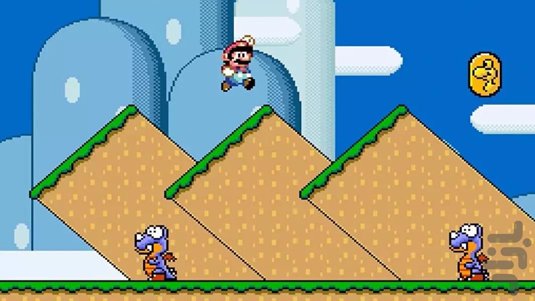 ماریو:marioWorld۱ - عکس بازی موبایلی اندروید