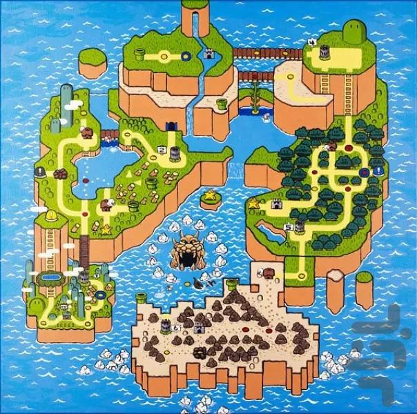 ماریو:marioWorld۱ - عکس بازی موبایلی اندروید