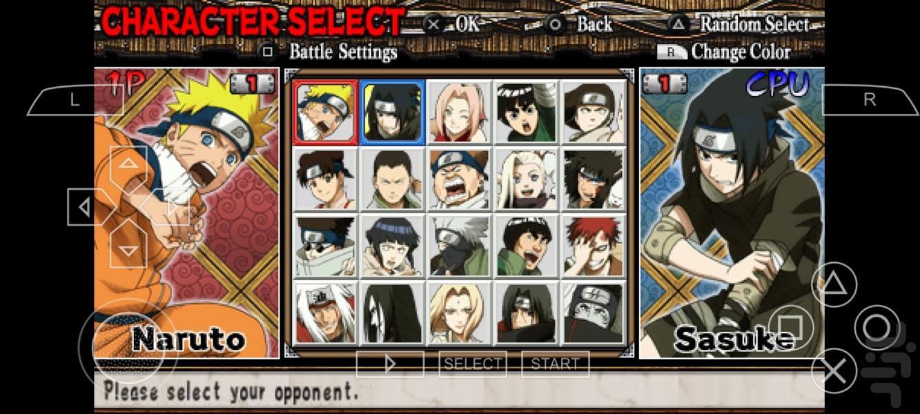 Naruto Ultimate Ninja Heros - Gameplay image of android game